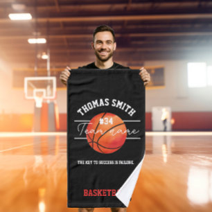 basketball coach player team hand towel