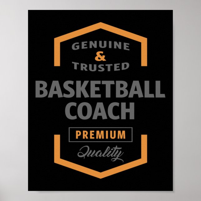 Basketball Coach  Poster (Front)