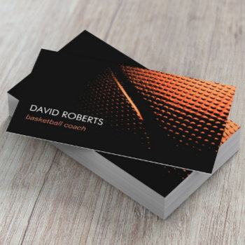 Basketball Coach Professional Sport Theme Business Card by cardfactory at Zazzle