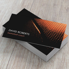 Basketball Coach Professional Sport Theme Business Card at Zazzle