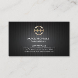 Basketball Coach Scout Professional Sports Business Card