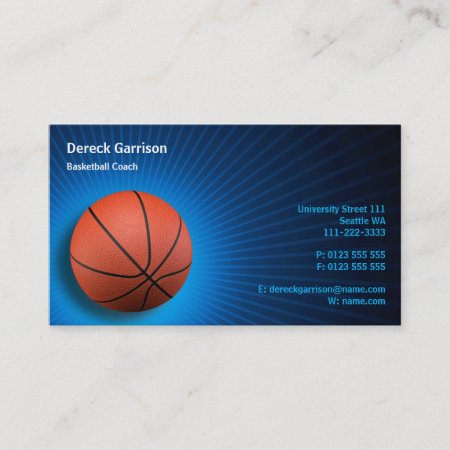 Basketball Coach | Sport Business Card