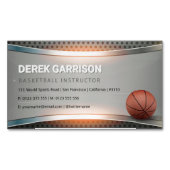 Basketball Coach | Sport Business Card Magnet (Front)