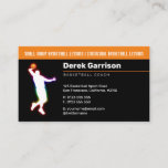 Basketball Coach | Sport Trainer Business Card at Zazzle