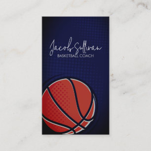 Basketball Coach Sports Scout Business Card