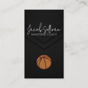 Basketball Coach Sports Scout Business Card