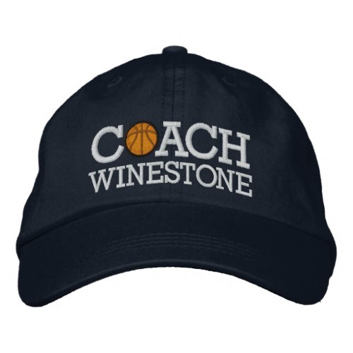 Basketball Coach _ SRF Embroidered Baseball Cap