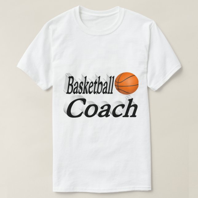 Basketball Coach T-Shirt (Design Front)