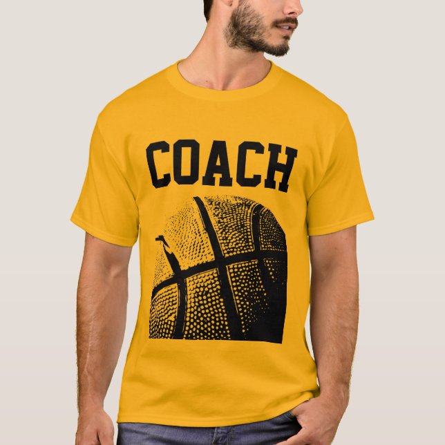 Basketball coach t shirt | Personalizable (Front)