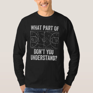Basketball Coach Tactic Men Women Ball Game Traine T-Shirt