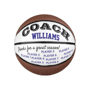 Make-A-Ball™  Custom Basketball Coach's Gift