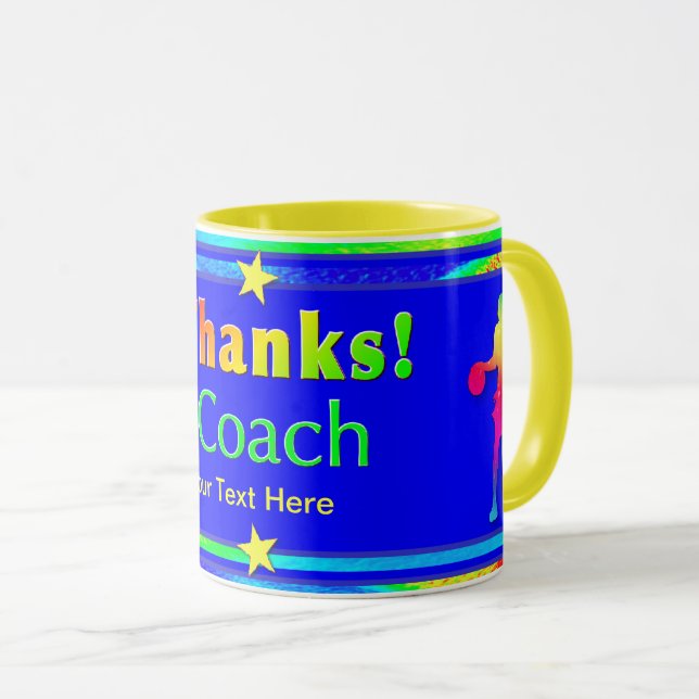 Basketball Coach Thank You Mug (Front Right)