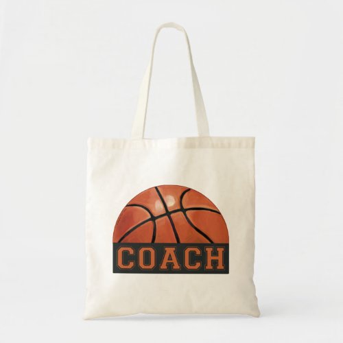 Basketball Coach Tote Bag