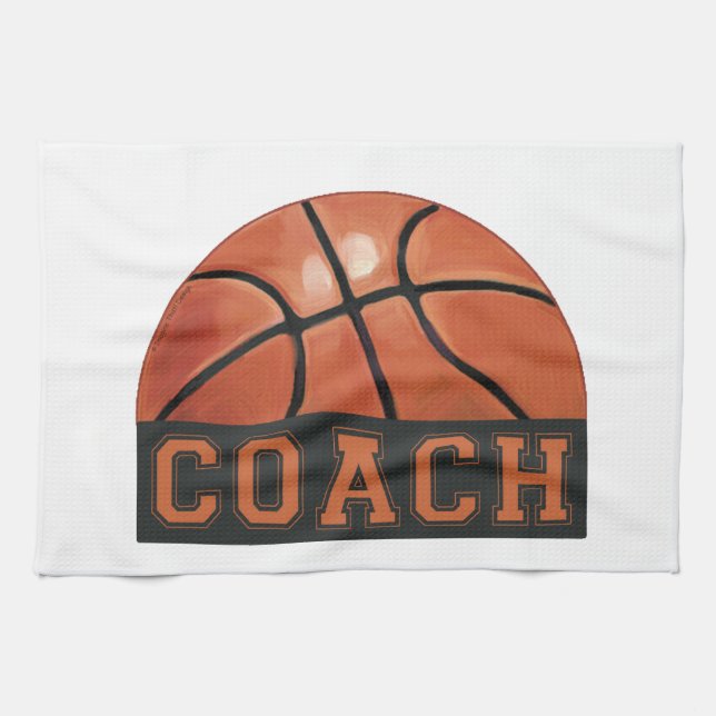 Basketball Coach Towel (Horizontal)