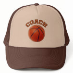 Basketball Coach Trucker Hat