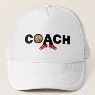 Basketball Coach Trucker Hat