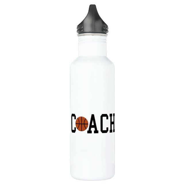 Basketball Coach Water Bottle (Left)