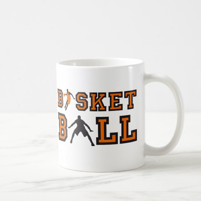 basketball coffee mug (Right)
