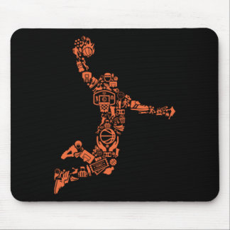 Basketball Collage  Mouse Pad