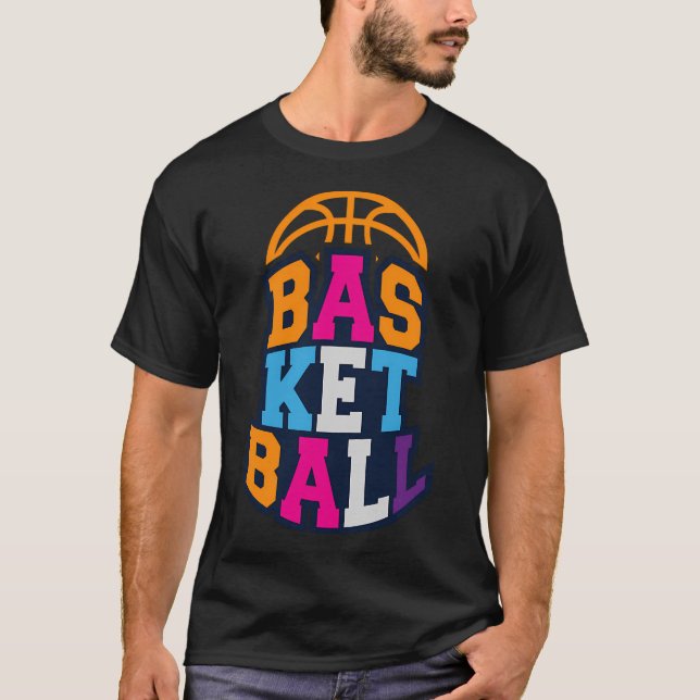 Basketball Color T-Shirt (Front)