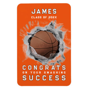 Basketball Congrats Magnet