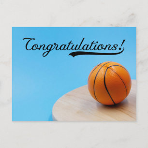 Basketball Congratulations Postcard