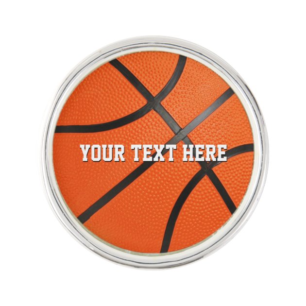 Basketball | Cool Sport Gift Lapel Pin | Zazzle