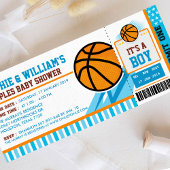 Basketball Couples Baby Shower Invitation