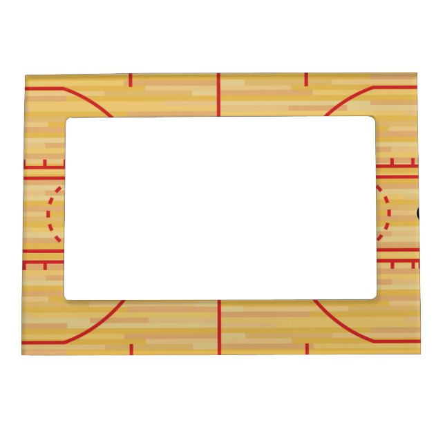 Basketball Court Design Magnetic Frame (Front)