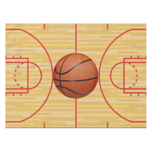 Basketball Court Design Tablecloth