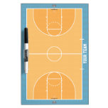 Basketball Court Detailed Medium Dry Erase Board at Zazzle