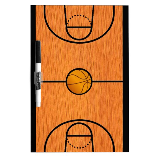 Basketball Court Erase Board _ Basketball Gifts