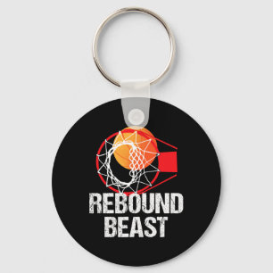 Basketball Court Fun  Rebound Beast Player Gift Keychain