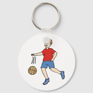 Basketball Court Keychain