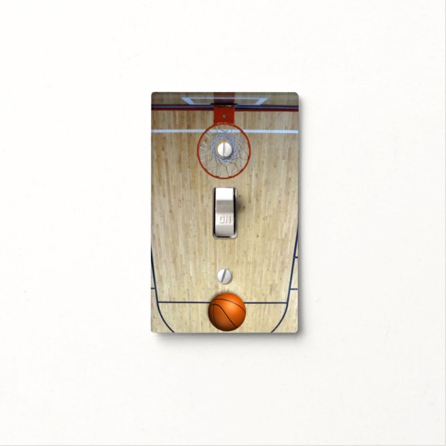 Basketball Court Light Switch Cover (In Situ)