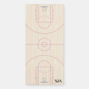 Basketball Court Magnetic Fridge Notepad