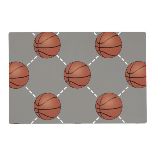 Basketball Court Placemat