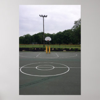 Basketball Court Poster