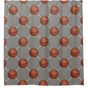 Basketball Court Shower Curtain