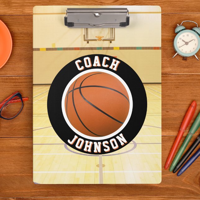 Basketball Court Team Coach Clipboard (basketball coach clipboard)