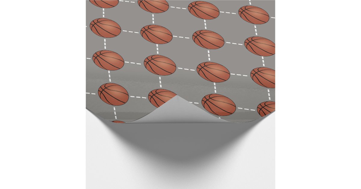 Basketball Court Wrapping Paper Zazzle