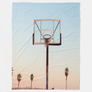 Basketball Courts Basketball Lover Fleece Blanket