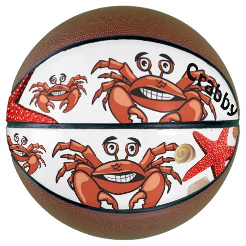 Basketball Crabby Crab Starfish Beach House Boat