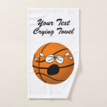 Basketball Crying Towel Your Text And Color at Zazzle
