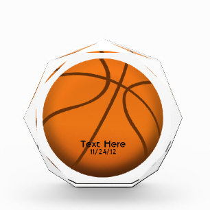 Basketball Crystal Sports Trophy Acrylic Award