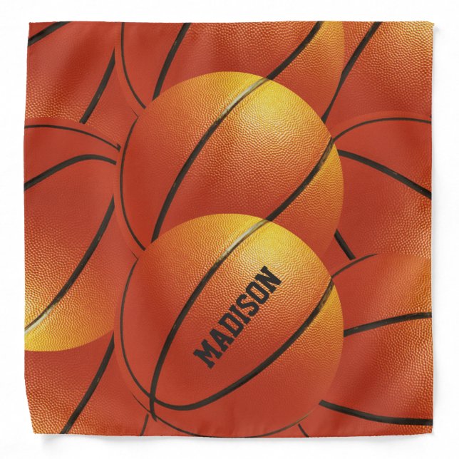 Basketball custom name bandana (Front)