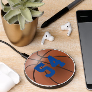 Basketball Custom Number Wireless Charger