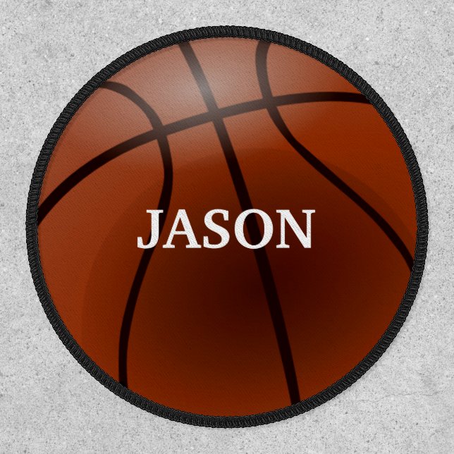 Basketball  Custom Personalized Patch (Front)