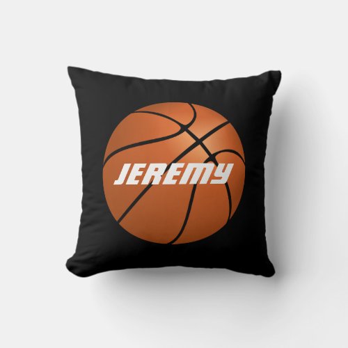 basketball  custom personalized pillow