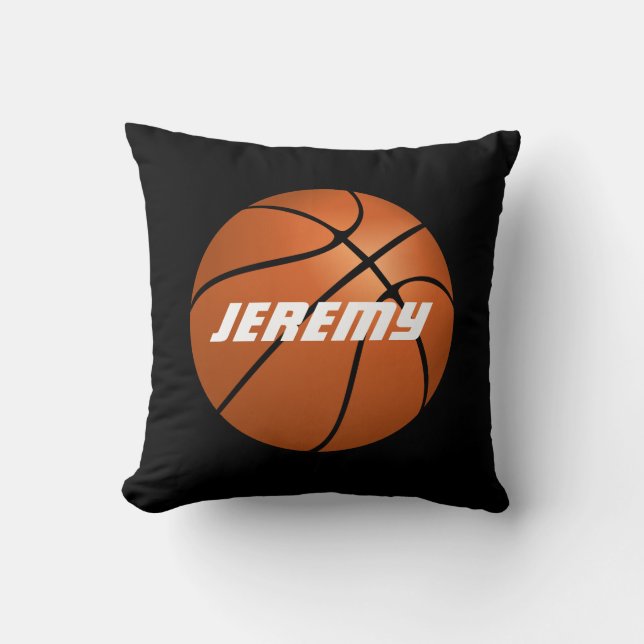 basketball  custom personalized pillow (Front)